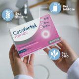 Prednosti Catafertyl FOR HER bez laktoze bez glutena bez GMO.