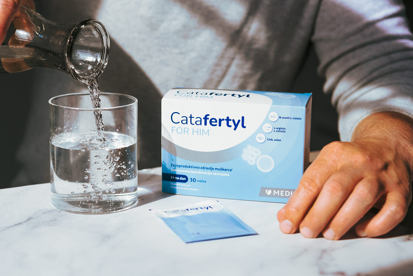 Priprema pića Catafertyl FOR HIM.